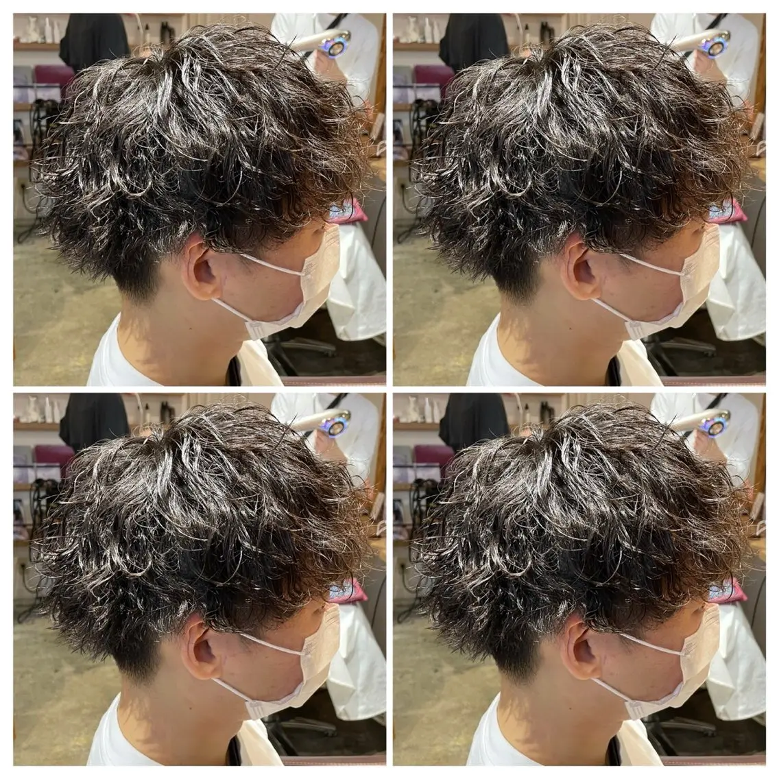 パーマ メンズ カット パーマ トリートメント ヘアセット メンズパーマ特化 店長望月謙二郎のヘアスタイル