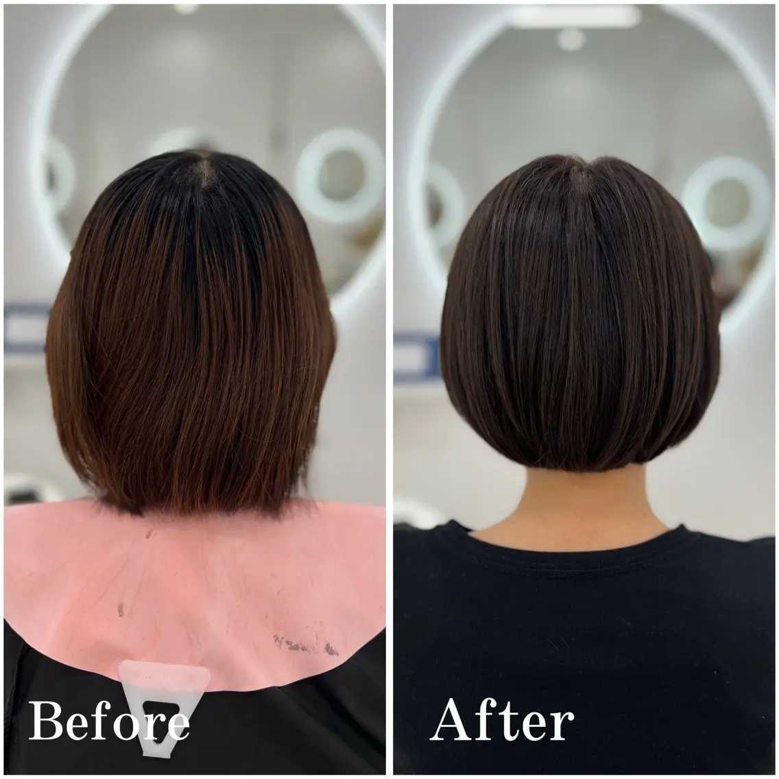ショート カラー カット ヘアカラー トリートメント ✄﻿aini天王寺 ✄﻿ゆ乃のヘアスタイル