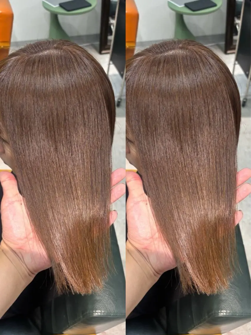 カラー ベージュカラー ブリーチ ブリーチなしカラー slit kokoroのヘアスタイル