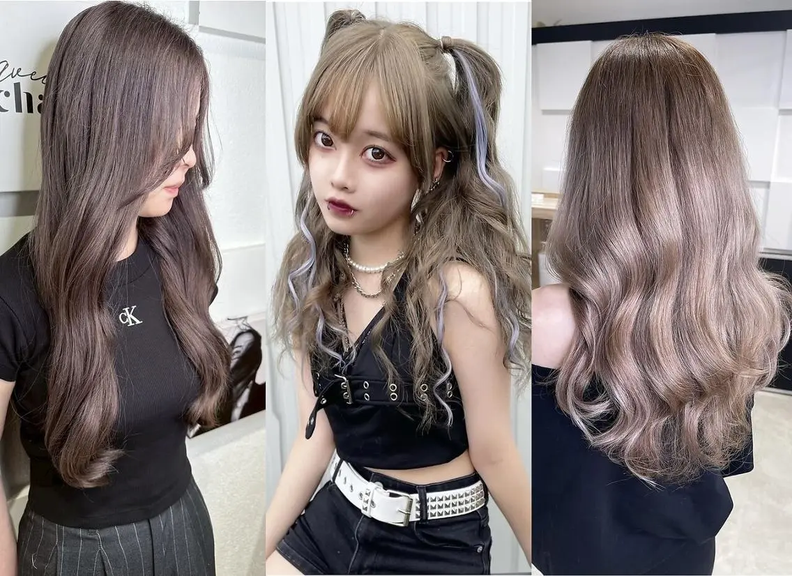 【シールエクステ】カラー+シールエクステ60本の写真