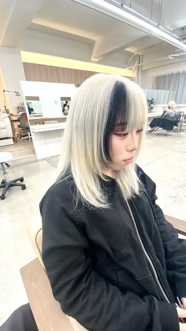 ミディアム カラー BOB🌟ハイトーン /ブリーチ/TAKUのヘアスタイル
