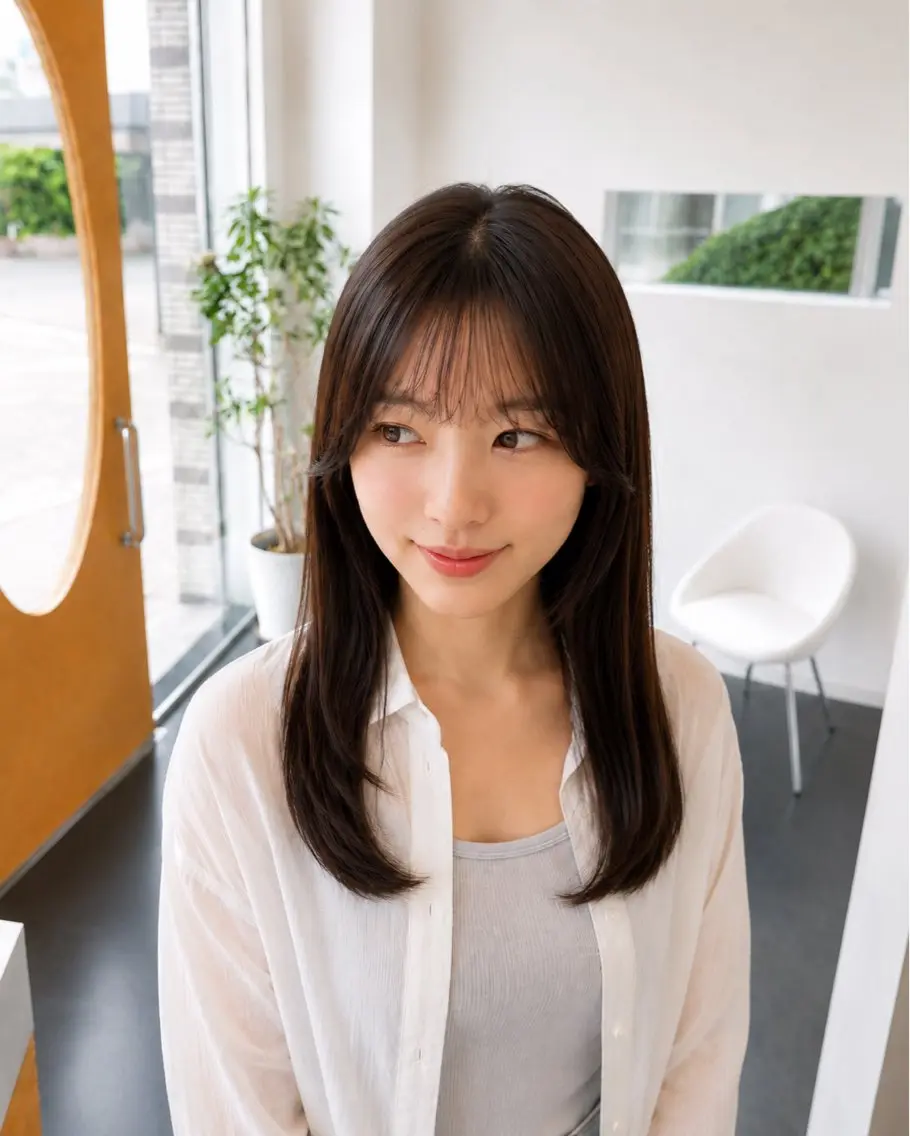 ロング 小顔カット 松本 将太のヘアスタイル