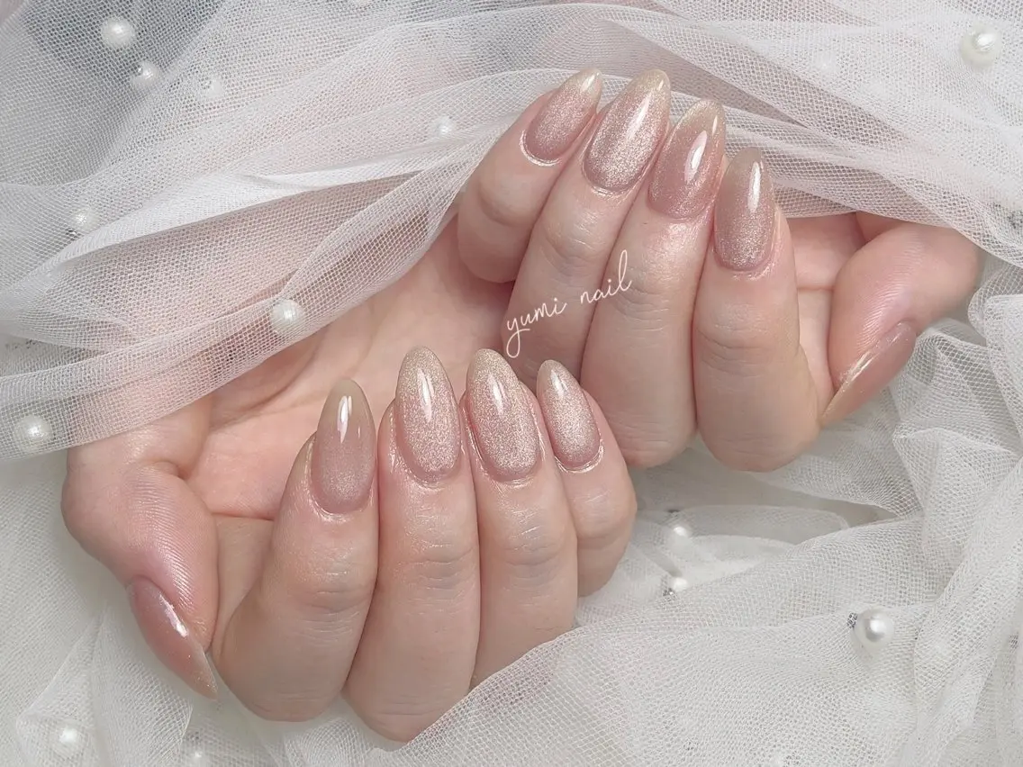 ネイル 𝐲𝐮𝐦𝐢🎀 長さ出しデザイン専門のネイルデザイン