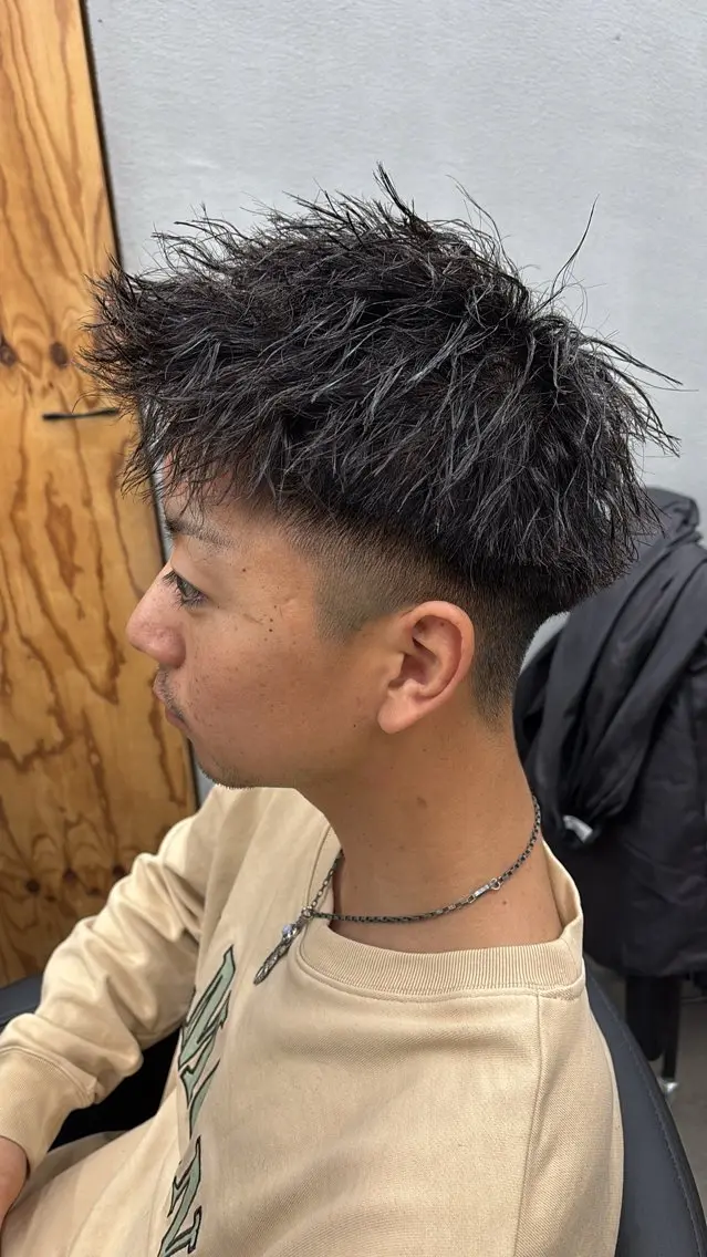 ショート パーマ メンズ カット パーマ メンズ支持率NO.1 マサキのヘアスタイル
