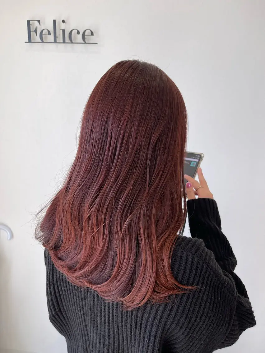 ロング カラー ヘアカラー Felice Erikaのヘアスタイル