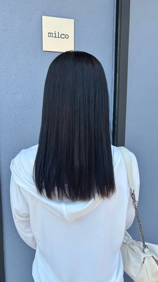 セミロング カラー ⠀ ゆづきのヘアスタイル