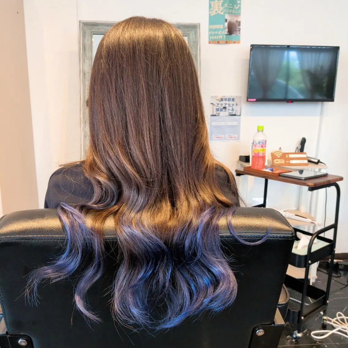ロング カラー ヘアカラー トリートメント ヘアセット Terra hair makeのヘアスタイル