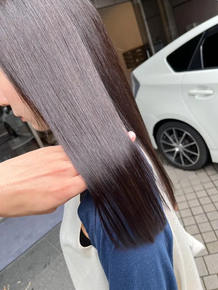 【リアル髪質改善】カット+縮毛矯正+髪質改善トリートメントの写真