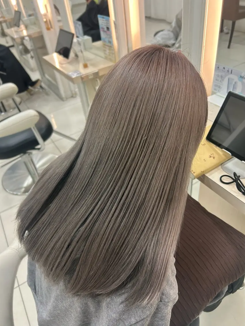 ロング カラー カット ヘアカラー トリートメント 髪質改善/艶カラー/ メンズパーマ/鈴木のヘアスタイル