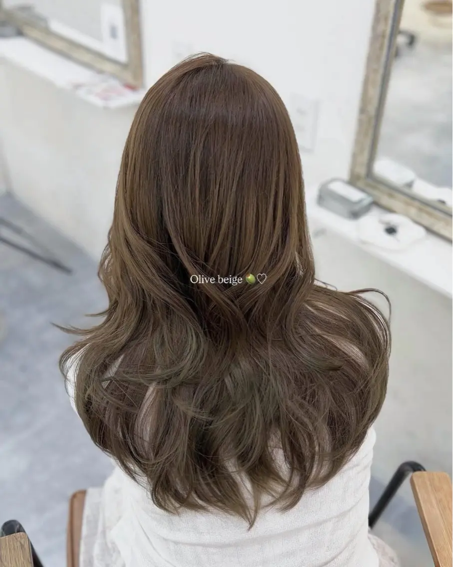 カラー ヘアカラー トリートメント Yuui🩰梅田/ 艶カラー/アレンジのヘアスタイル