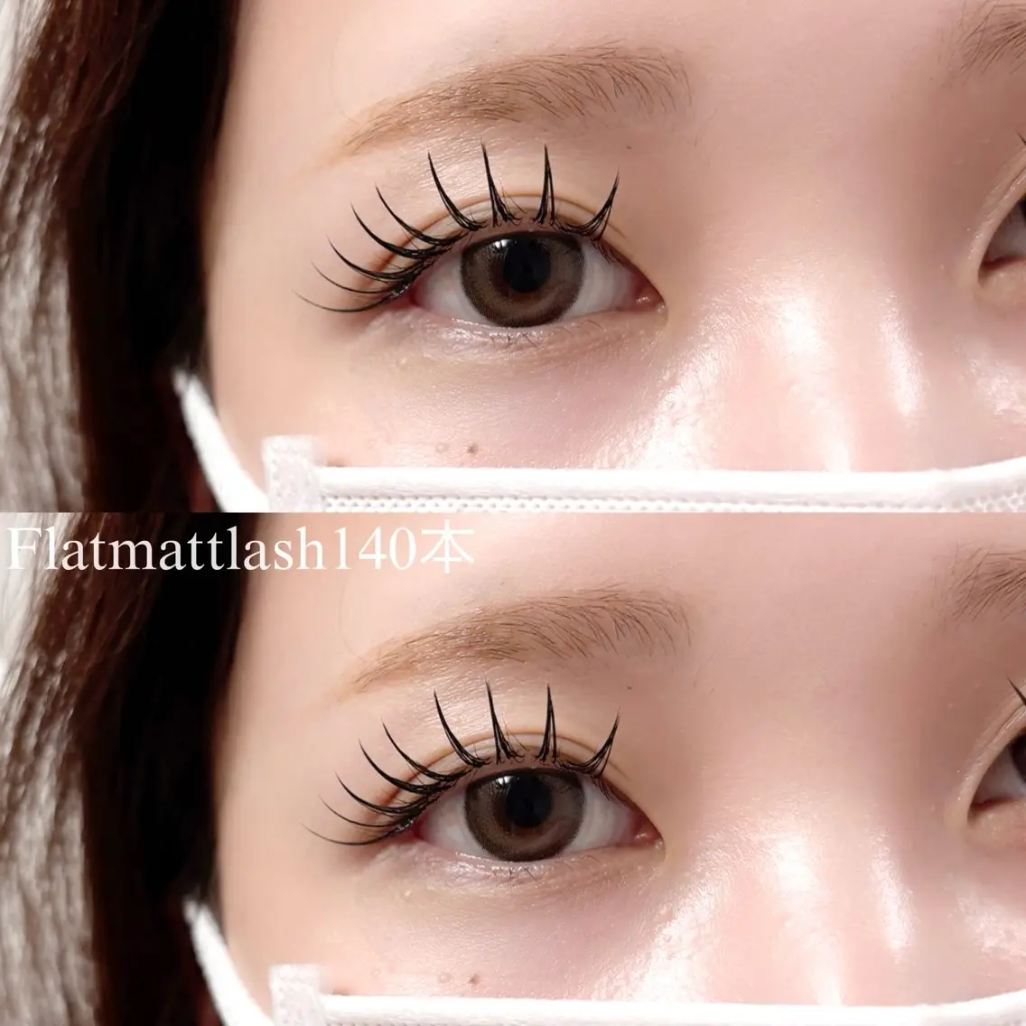 マツエク・マツパ フラットラッシュ eyelash "Koa"🕊🤎のマツエク・マツパデザイン