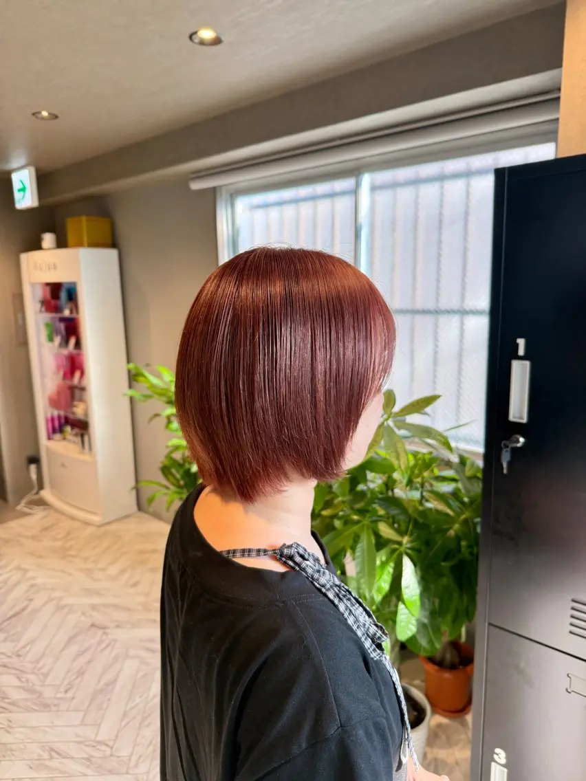 ショート ヘアカラー ハイトーンカラー 縮毛矯正/ジャックのヘアスタイル
