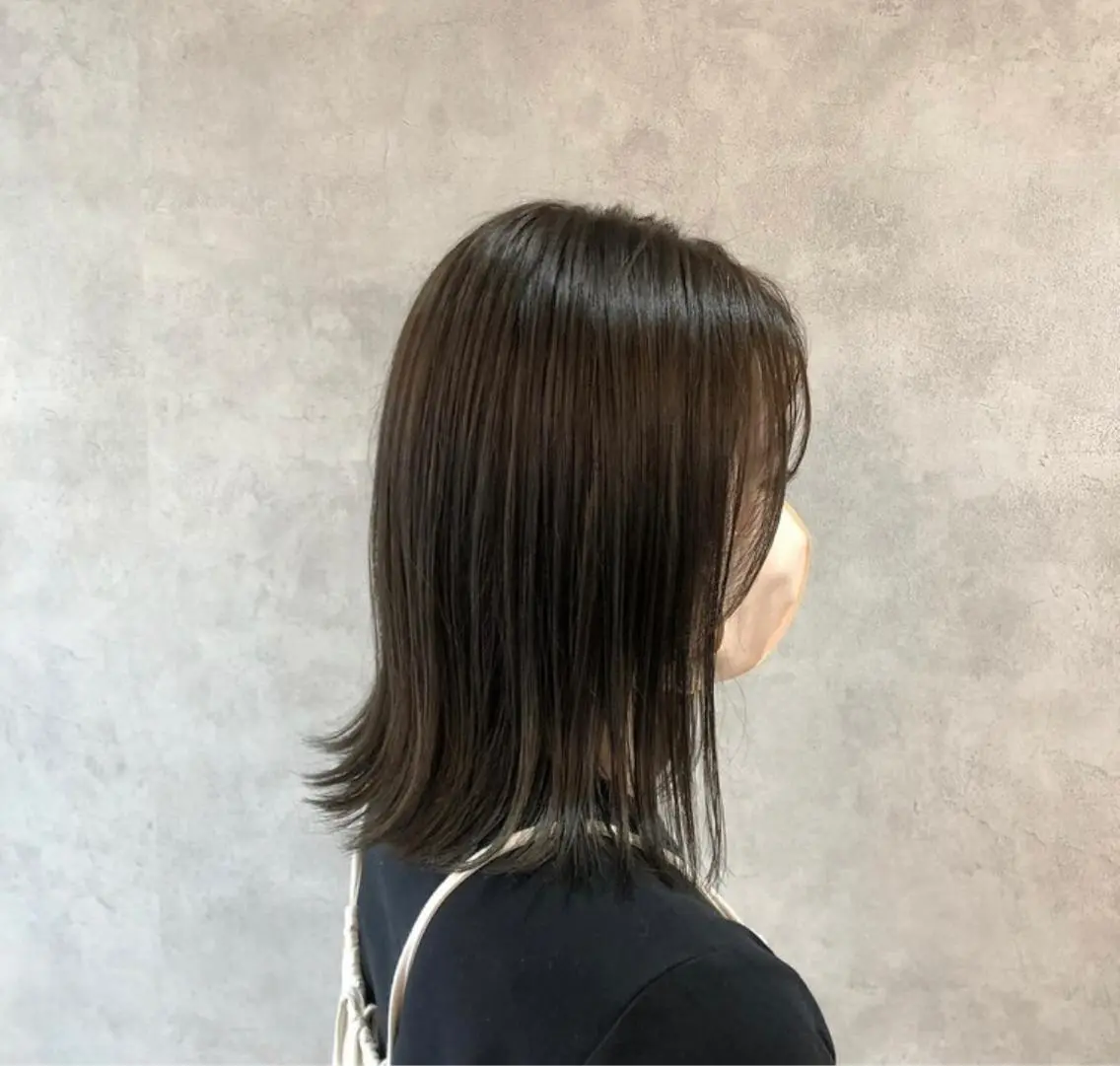 ミディアム カラー ヘアアレンジ fifth 石川 凪のヘアスタイル