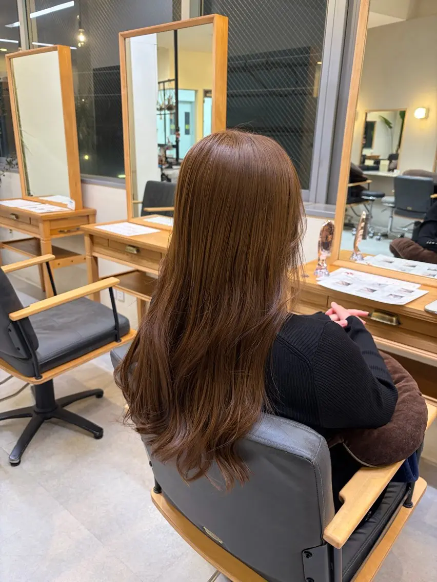 ロング ヘアカラー 村上 一葉のヘアスタイル