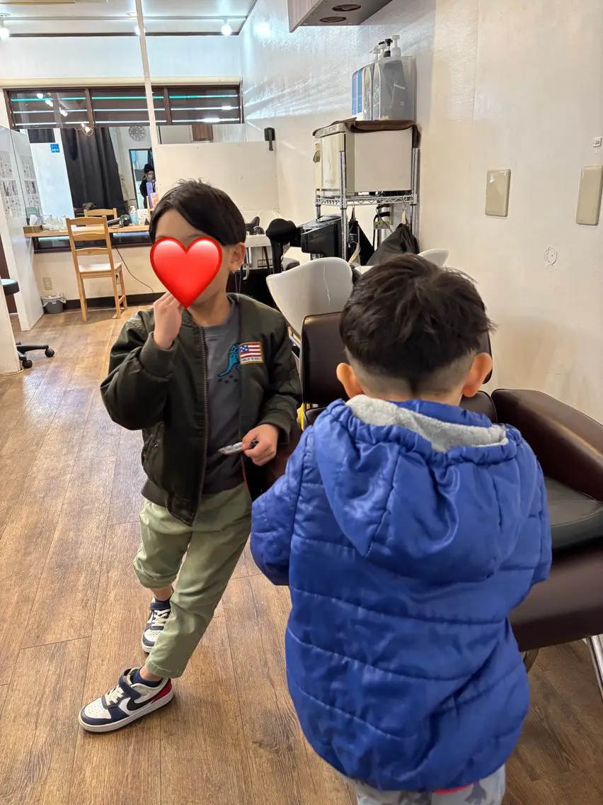メンズ キッズ カット m walk エム ウォークのヘアスタイル
