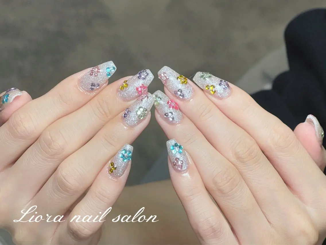ネイル チークネイル フットネイル フレンチネイル ジェルネイル ガーリー ハンドネイル Liora  ネイル スカルプ専門店のネイルデザイン