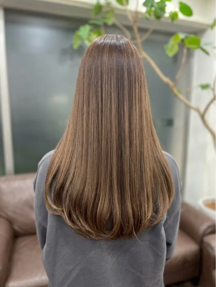 ロング カラー ヘアカラー モデル募集中🎀／ 宮川桃歌のヘアスタイル