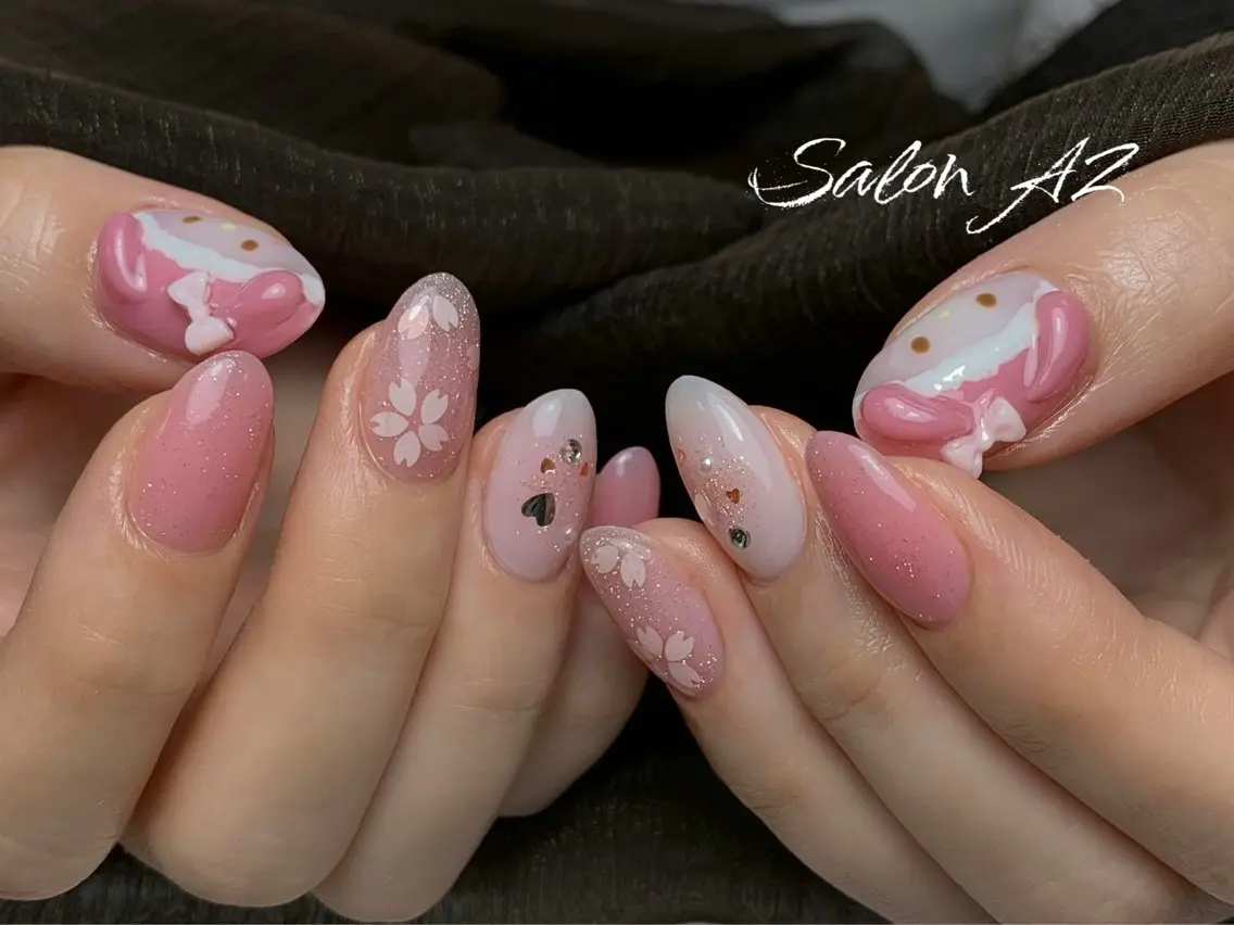 ネイル オフィスネイル ハンドネイル salon AZのネイルデザイン