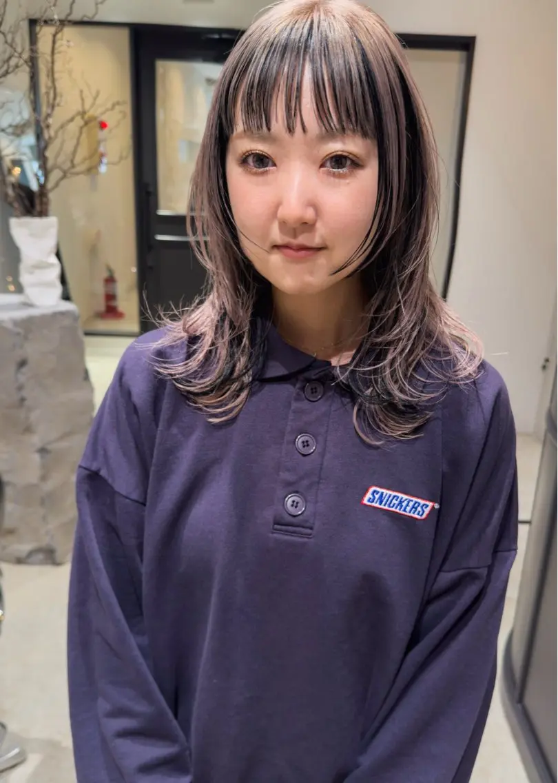 ミディアム 米澤 俊輔のヘアスタイル