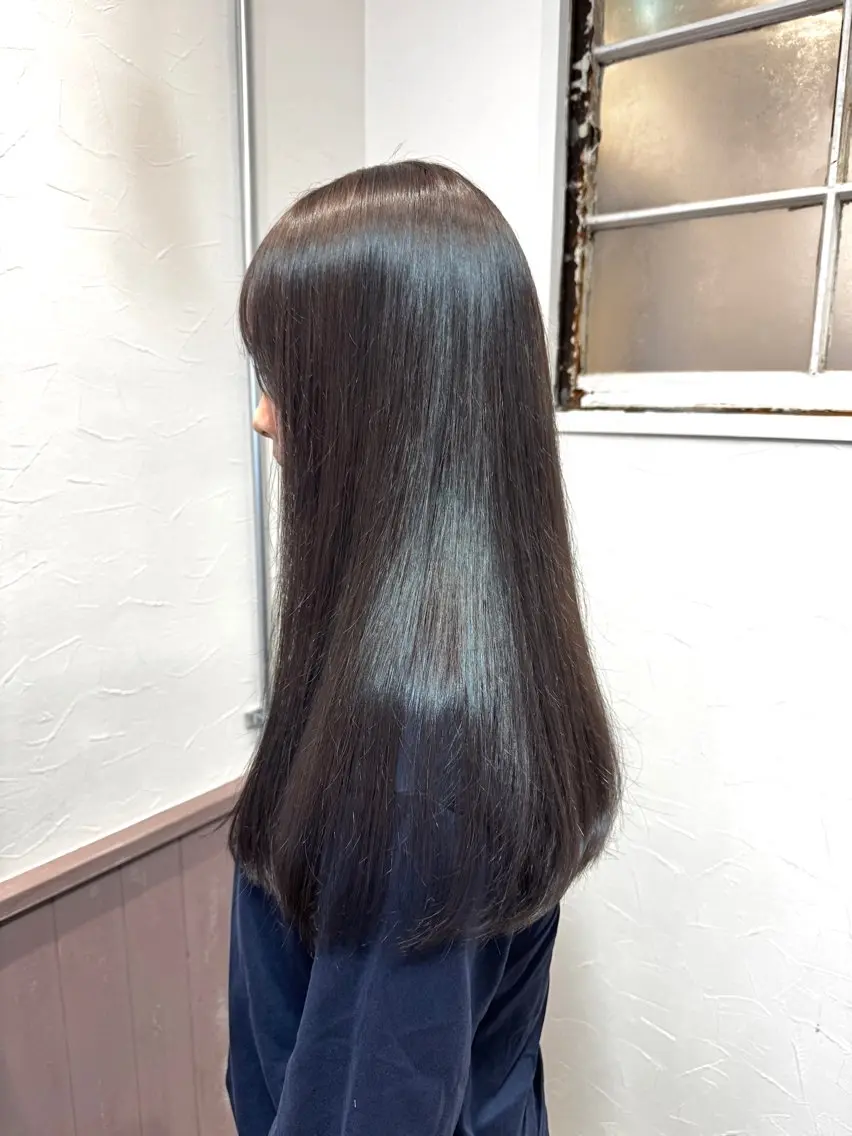 ロング カラー カット ヘアカラー トリートメント ダブルカラー /レイヤー/アリサのヘアスタイル