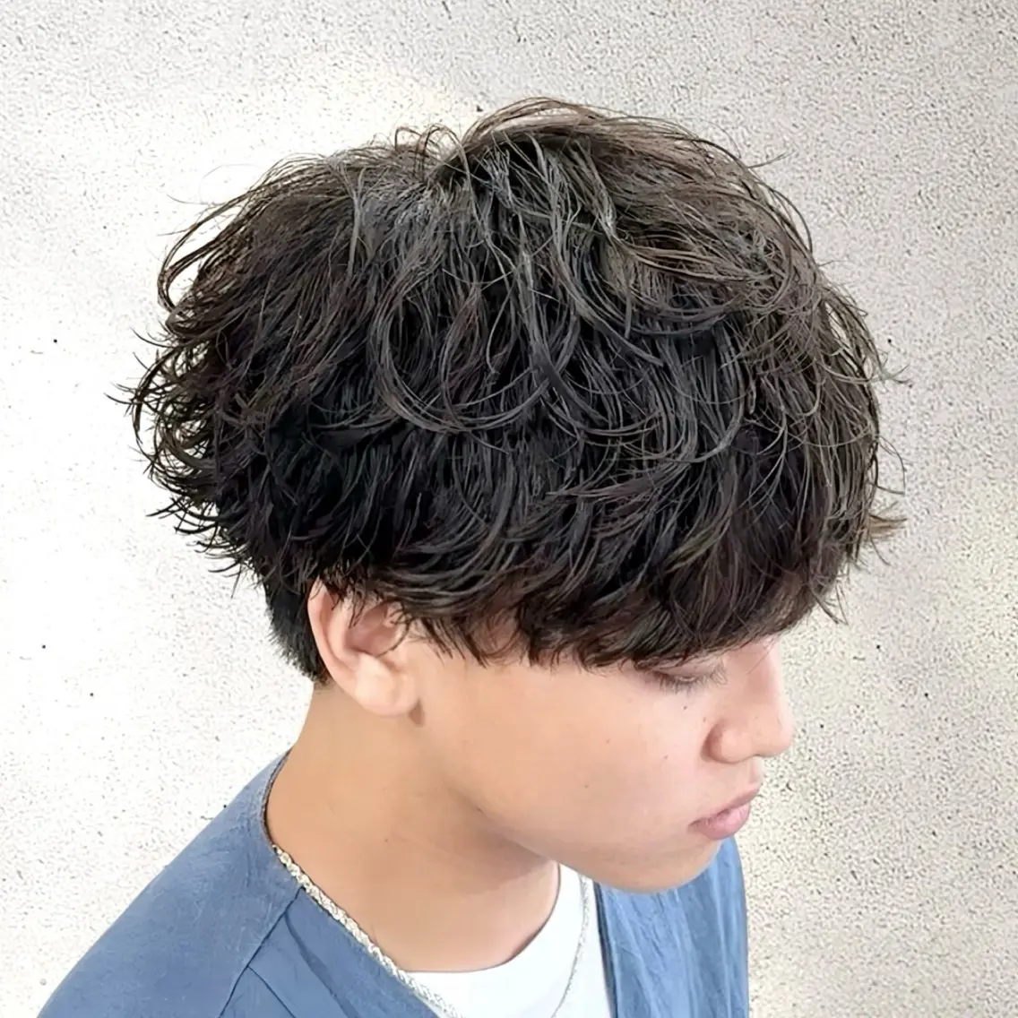 パーマ メンズ メンズパーマ 波巻きパーマ メンズパーマ/新宿/ サイカショウイチのヘアスタイル