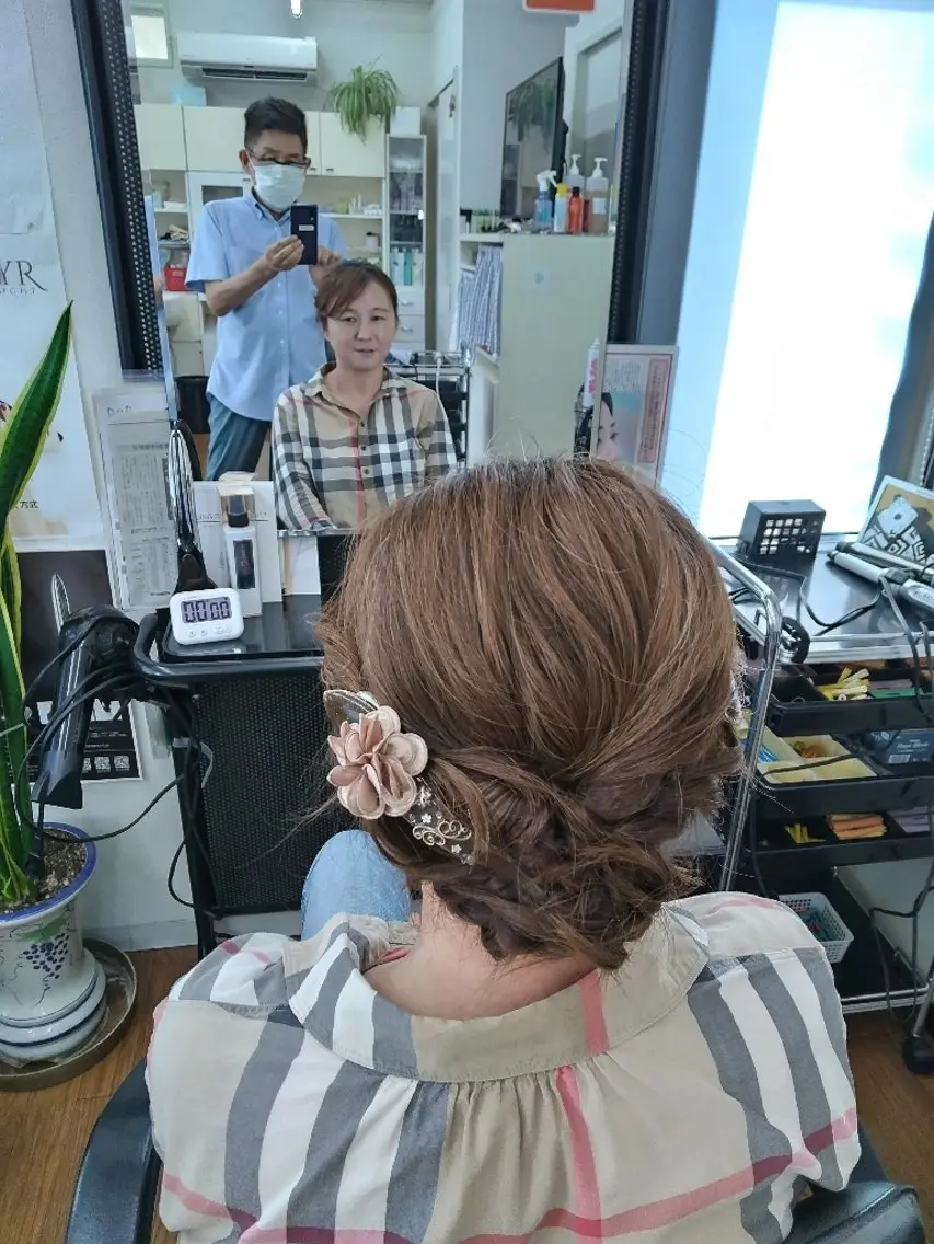 ヘアアレンジ 浴衣 beauty spa ce FREEDOMのエステ・リラクイメージ