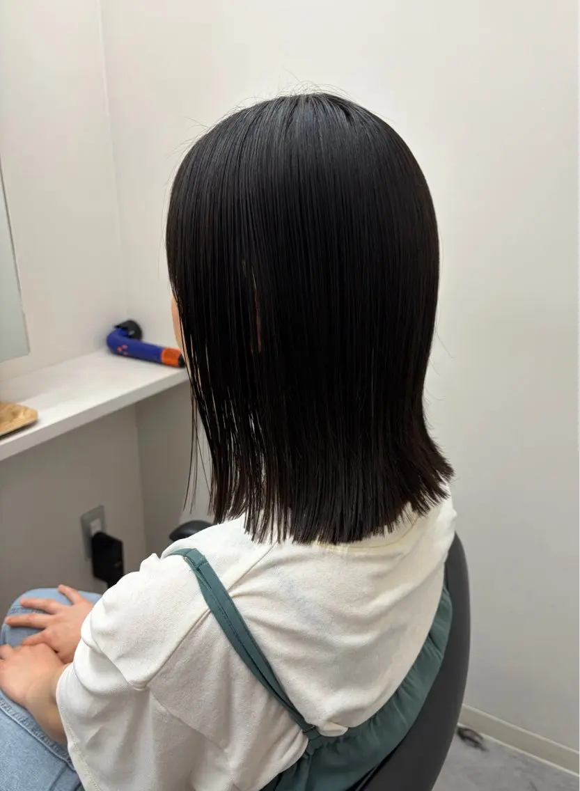 ショート 縮毛矯正 髪質改善/縮毛矯正/ 艶カラー/登貴のヘアスタイル