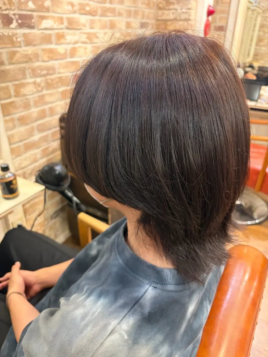 メンズ ヘアカラー 白鳥 李珠のヘアスタイル