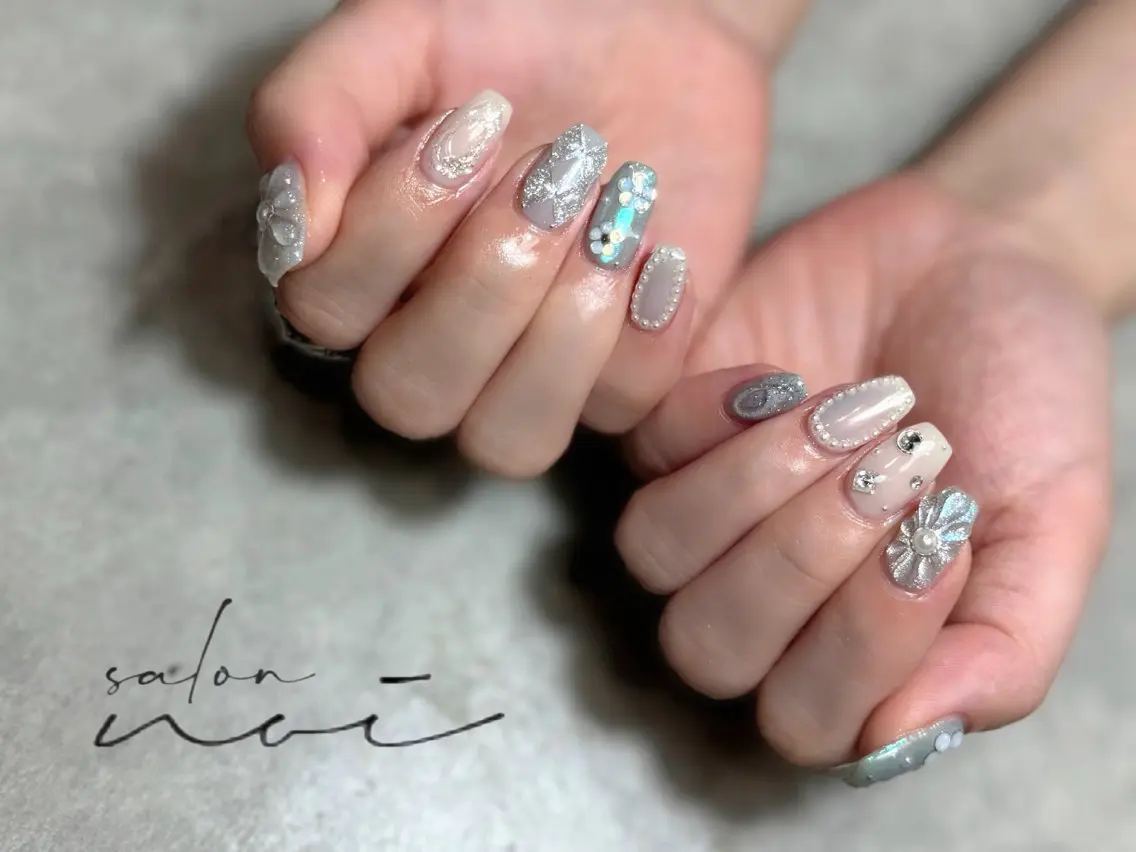 ネイル 持ち込み ハンドネイル salon noiのネイルデザイン