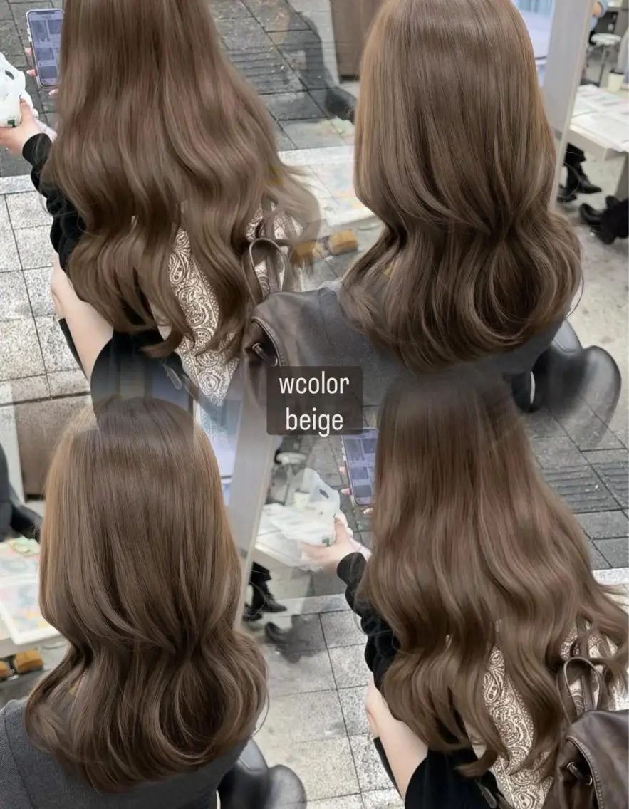 ロング カラー ベージュカラー ブリーチ 透明感カラー ヘアカラー トリートメント iwao seiraのヘアスタイル