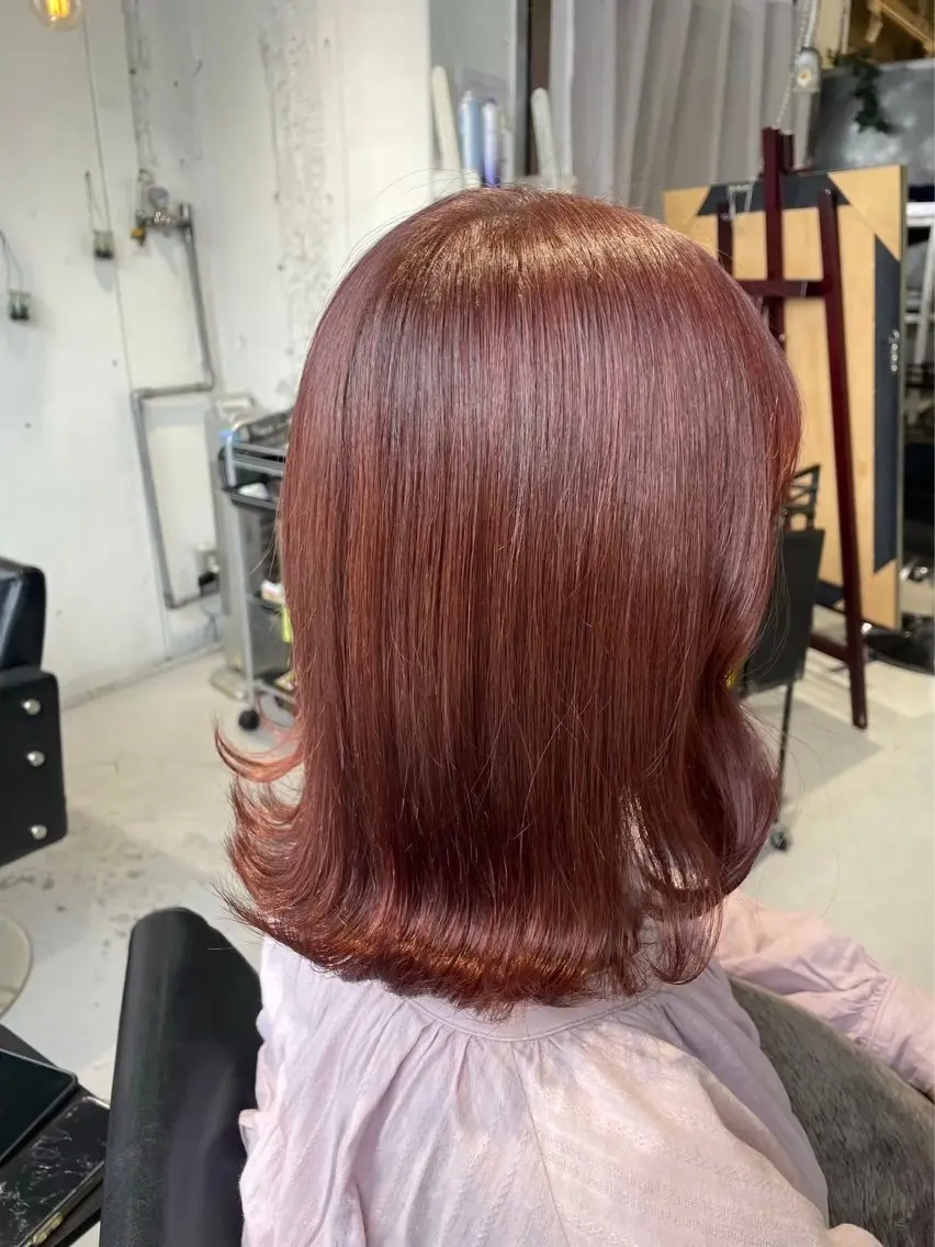 ショート カラー レッドカラー inc新小岩 🌱MANAMIのヘアスタイル