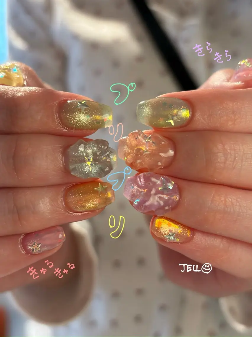 ネイル ハンドネイル もも🍑JELLO 表参道NAILのネイルデザイン
