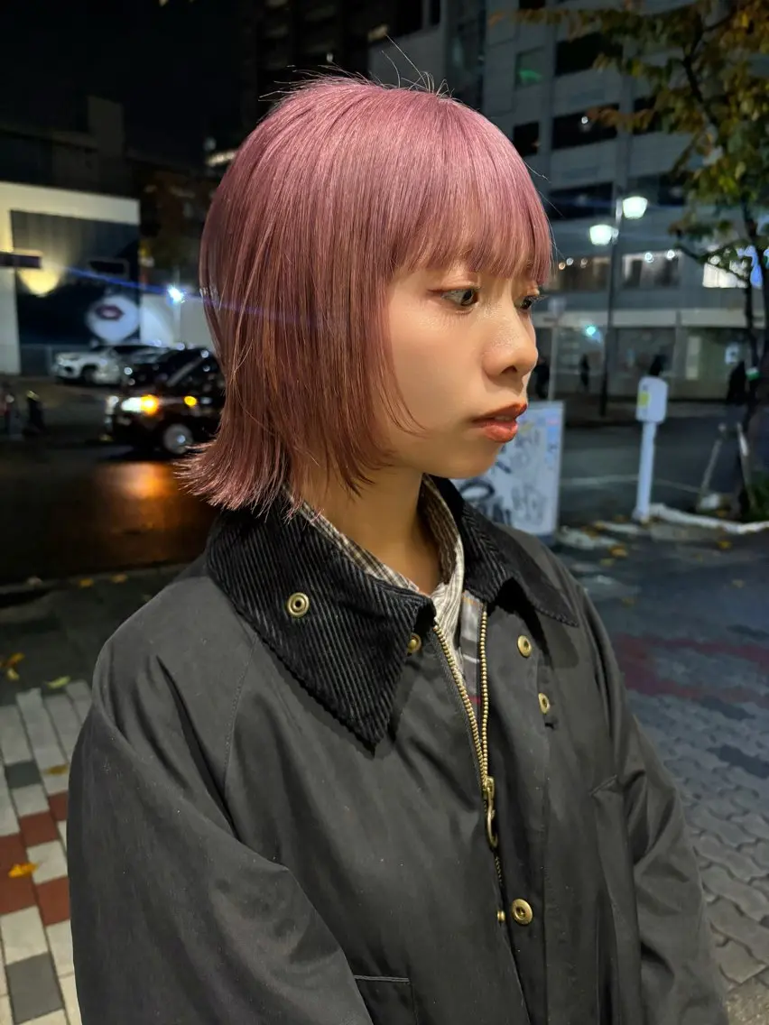ショート ヘアカラー トリートメント ヒラカホ/目黒/ ブリーチ/似合わせのヘアスタイル