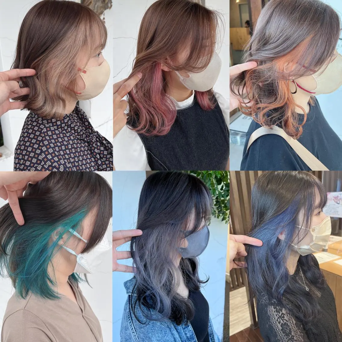 セミロング カラー ヘアカラー トリートメント 具志 正太のヘアスタイル