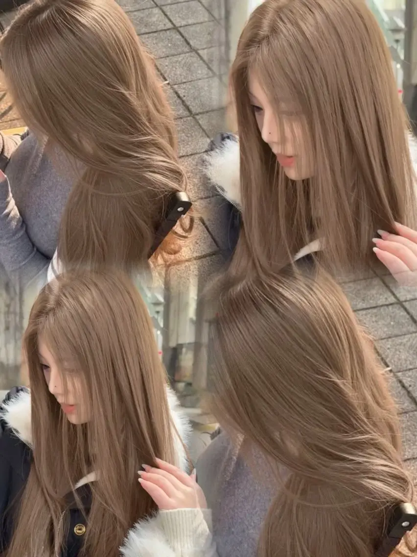 カラー ヘアカラー sera 🎀ベージュのヘアスタイル
