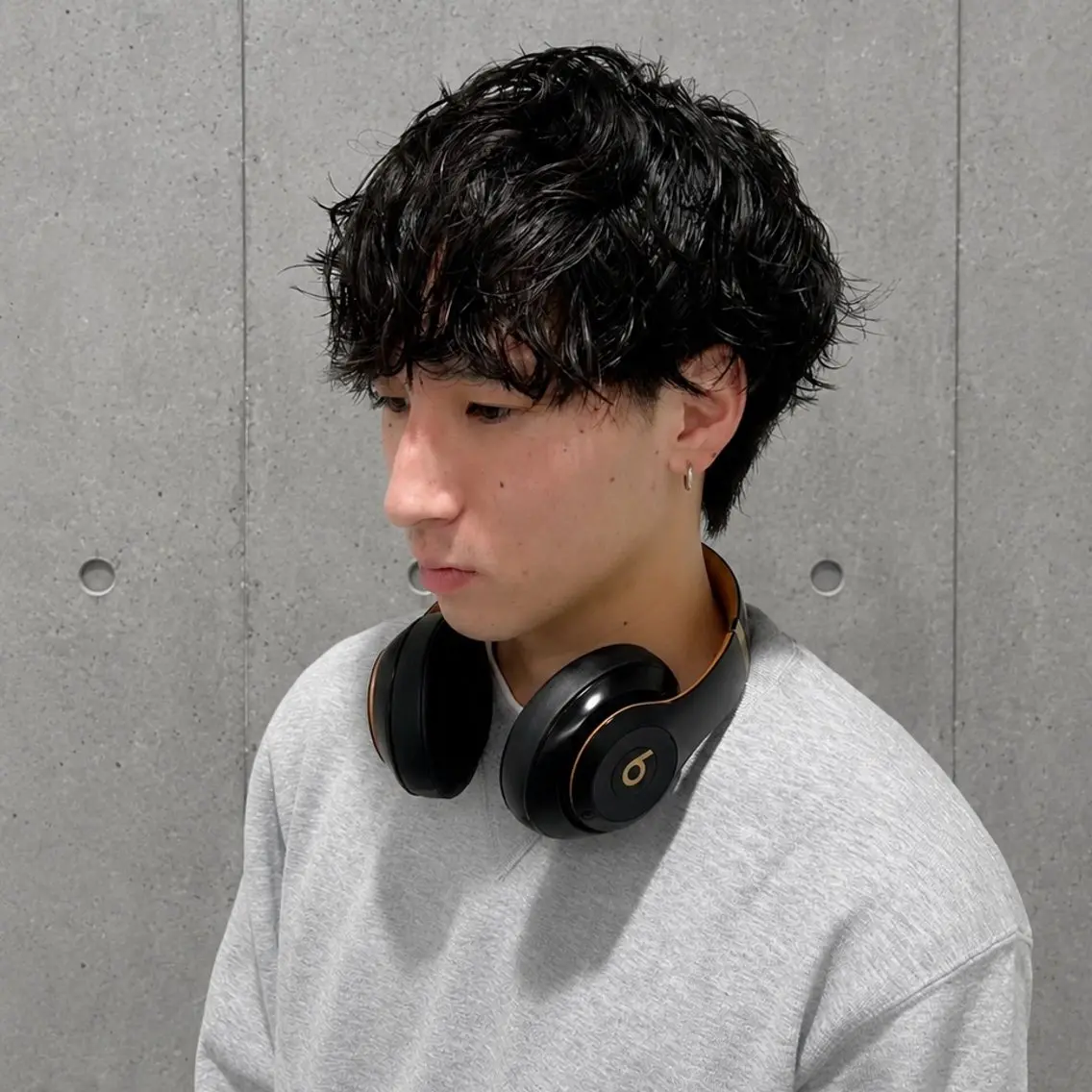 【メンズ限定🔥】カット+シャドウパーマ+毛髪補修トリートメント+ヘアセットの写真
