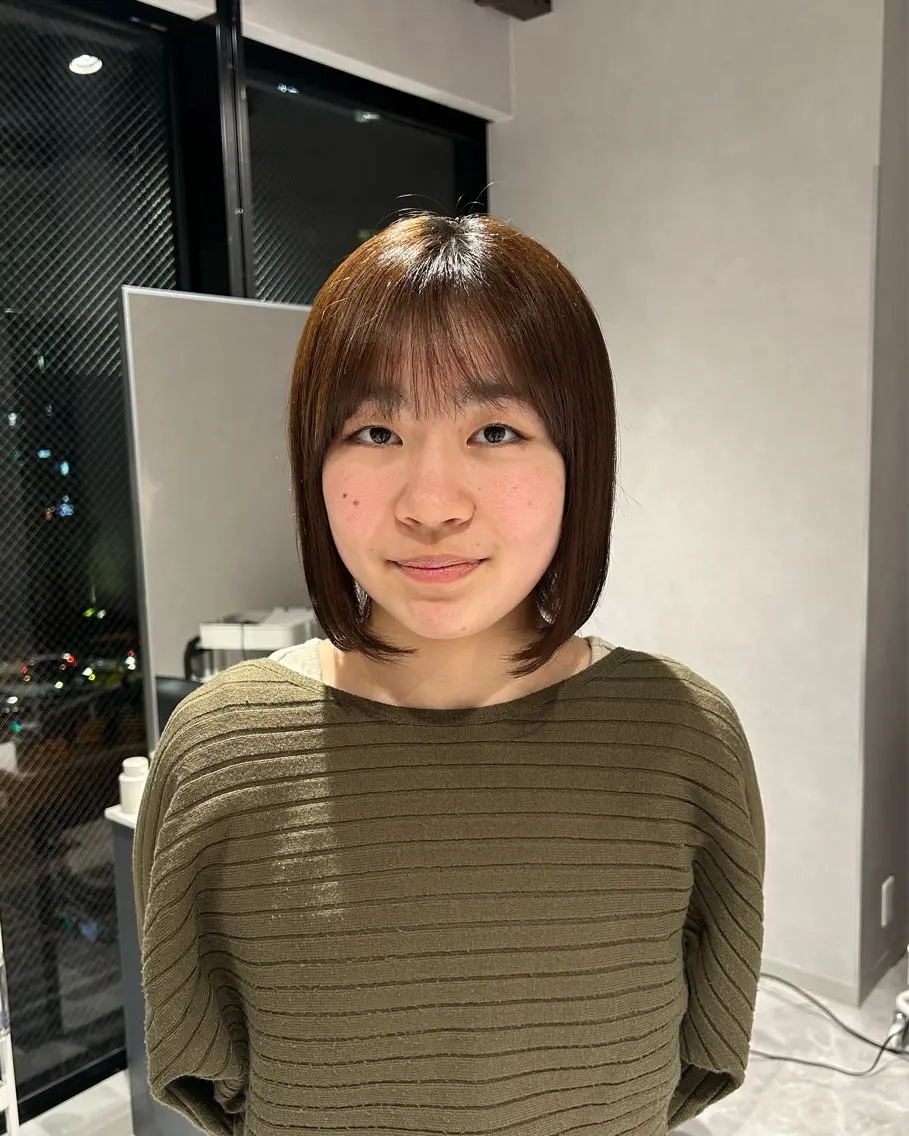 ショート ボブ 寺川留以 /カットモデル募集中のヘアスタイル