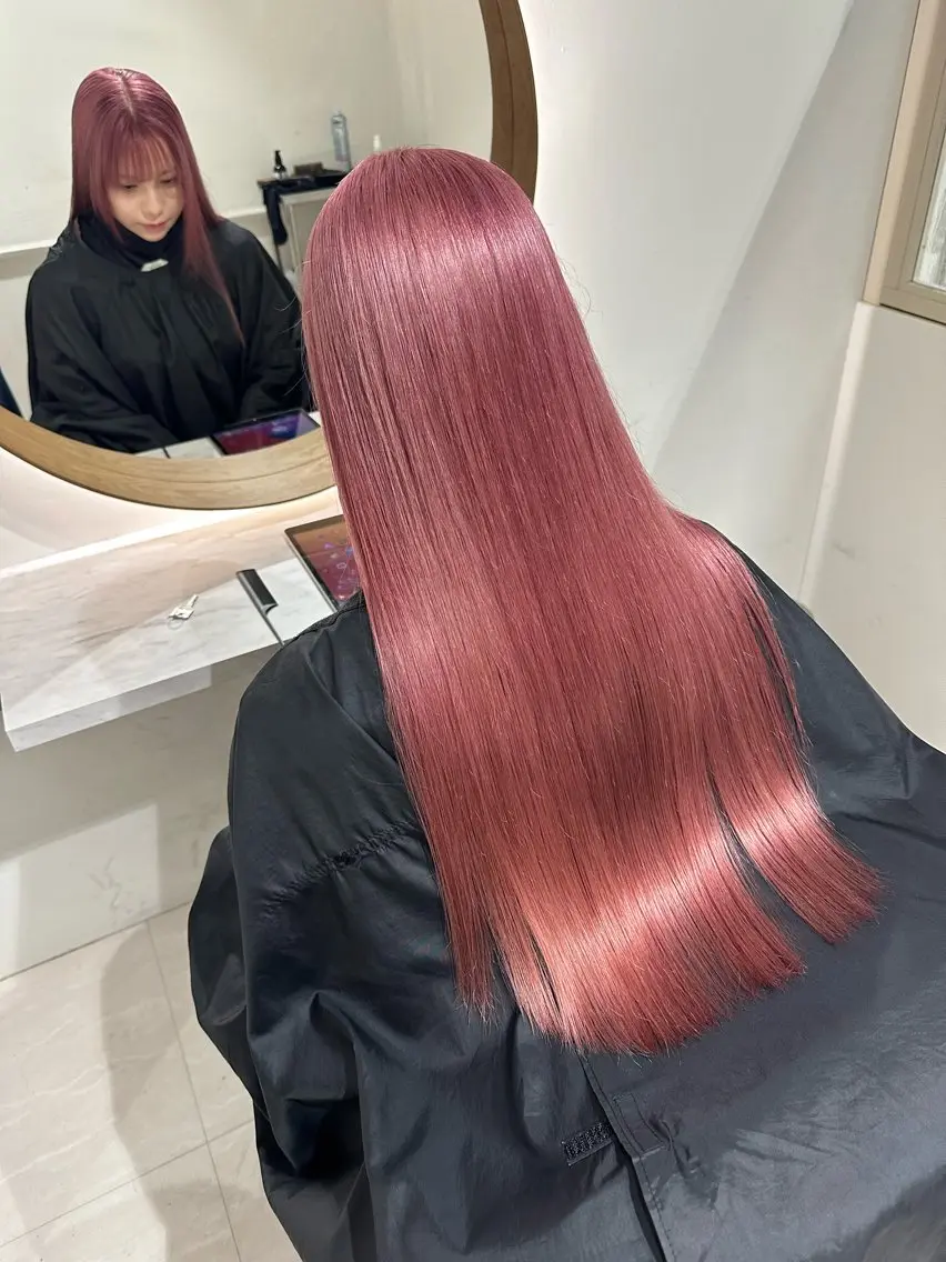 ロング カラー ヘアカラー schon 仙台のヘアスタイル