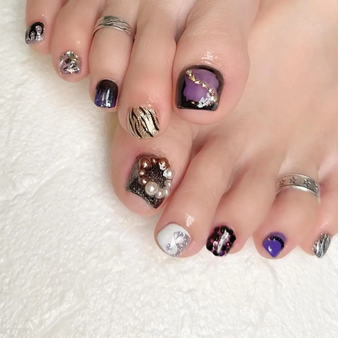 ネイル フットネイル フットネイル ameria meguのネイルデザイン
