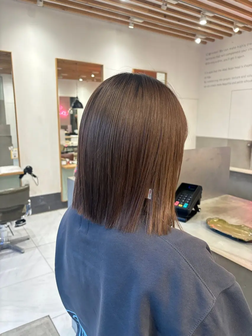 ミディアム ️🩵RINKA/ 艶color🩵のヘアスタイル