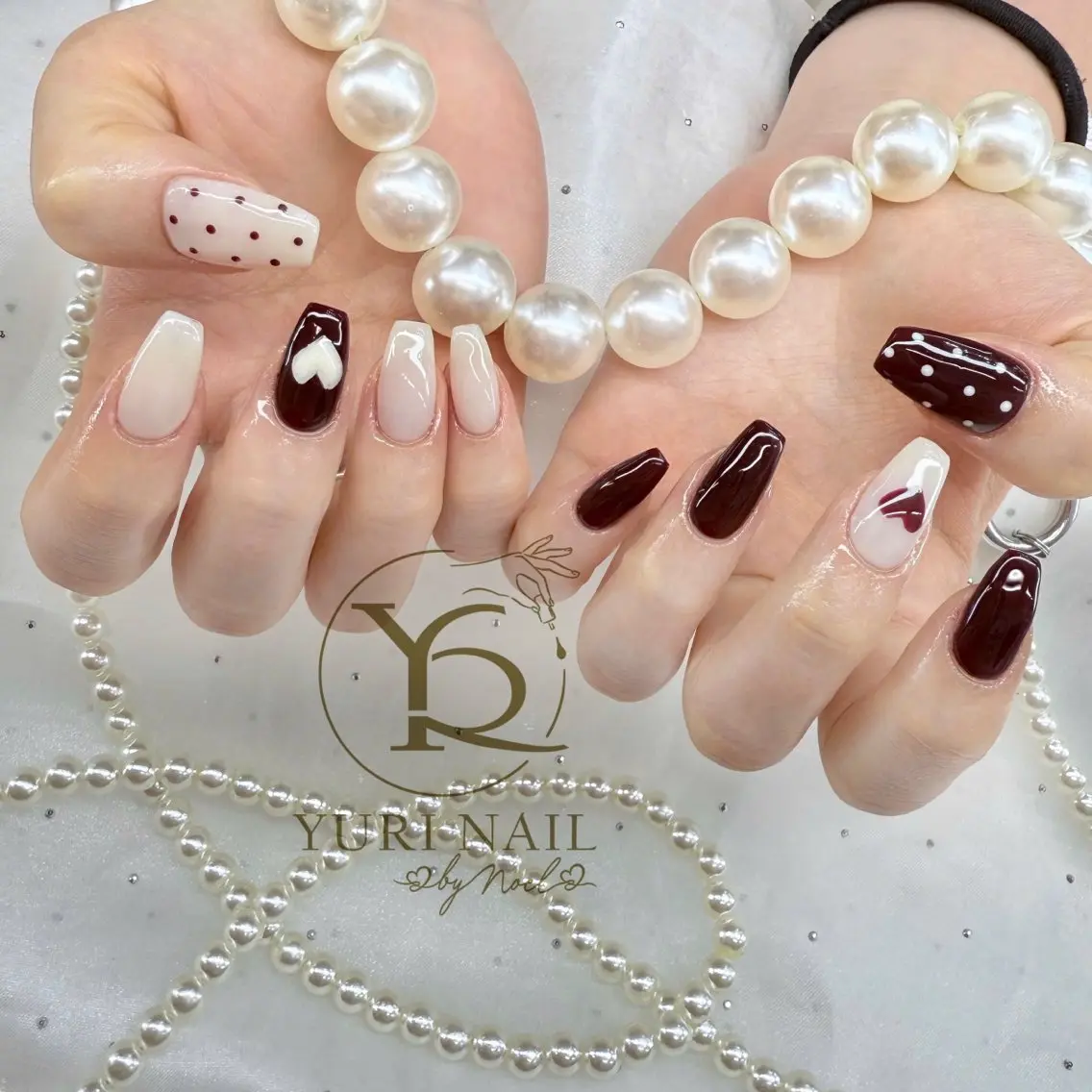 ネイル チークネイル フットネイル フレンチネイル グラデーション キラキラネイル ハンドネイル フットネイル ハンドケア YURI Nail Funabashiのネイルデザイン