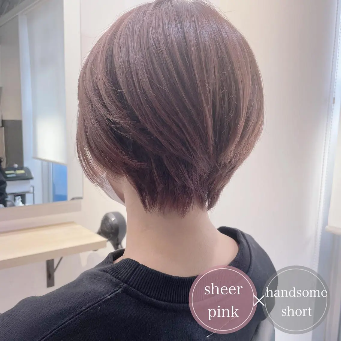 ショート カラー ブリーチ イヤリングカラー インナーカラー くせ毛 似合わせカット アンブレラカラー💫 フェイスフレーミングのヘアスタイル