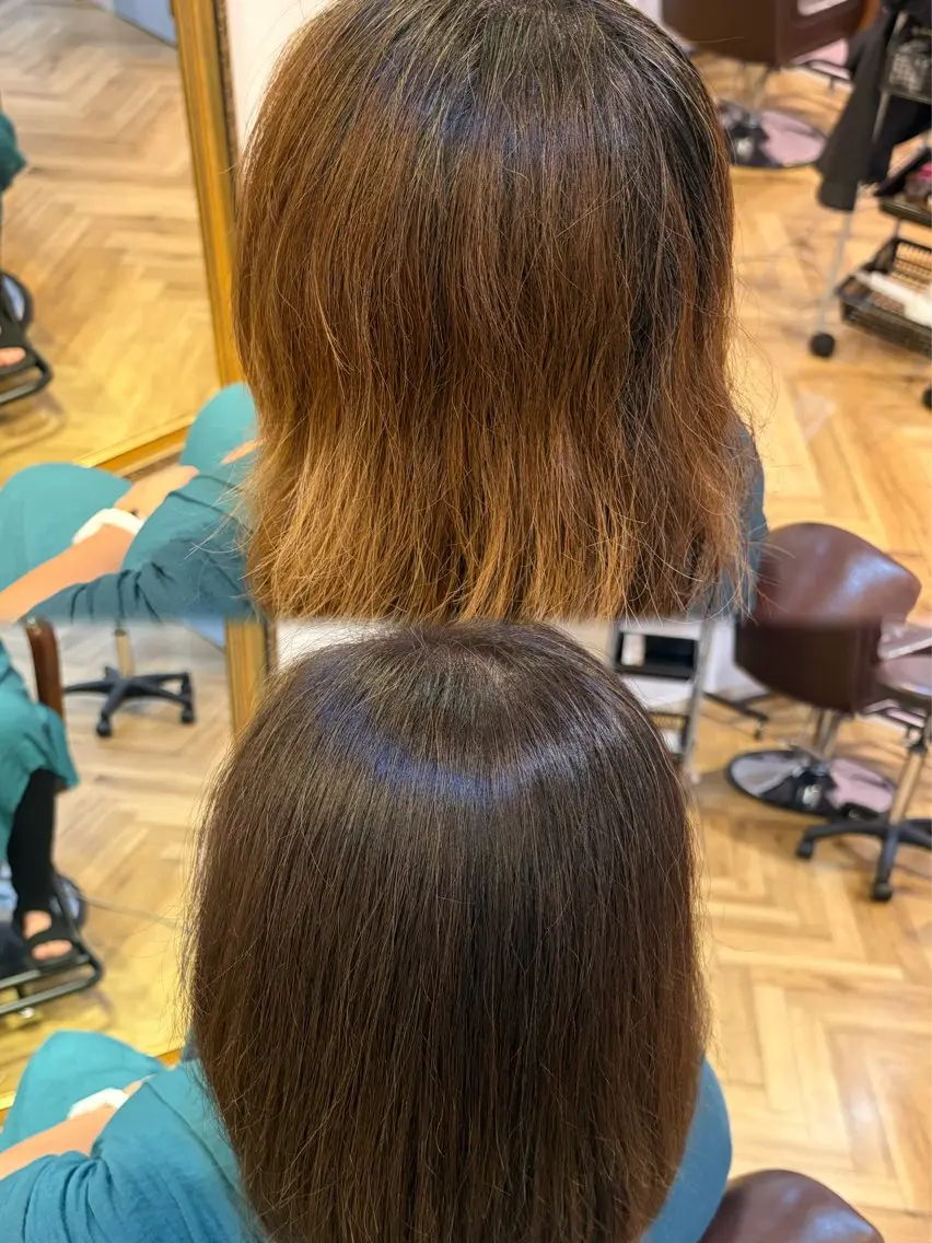 カラー ベージュカラー カラーモデル募集中 natsukiのヘアスタイル