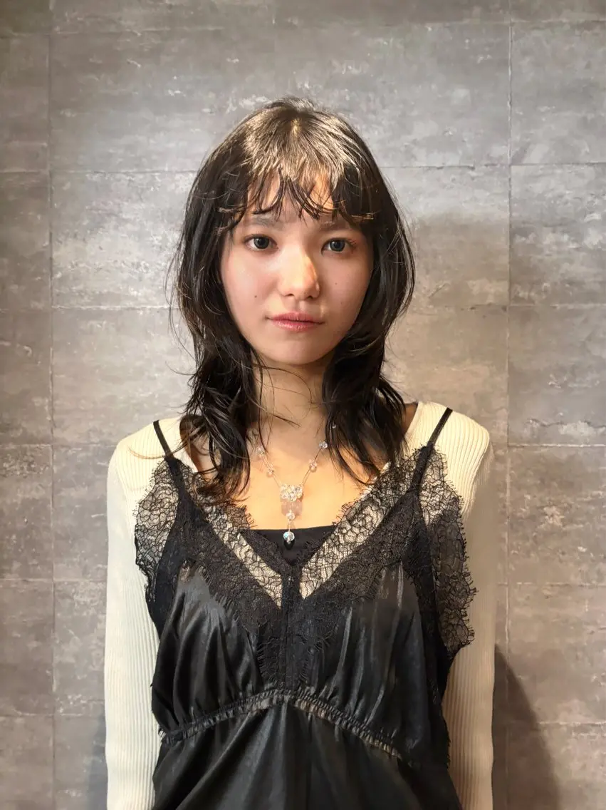 ミディアム カット 🪽ナチュラルヘア* 大下唯奈🪽🫧のヘアスタイル