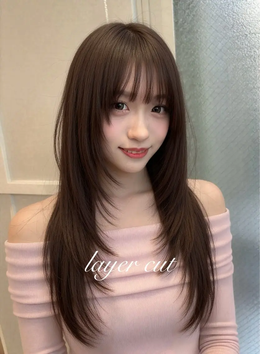 💕人気No2💕似合わせカット🩵ྀི➕アディクシーカラー🌈➕ミルボン3STEPtr🫧ナノスチーマー付き💎の写真