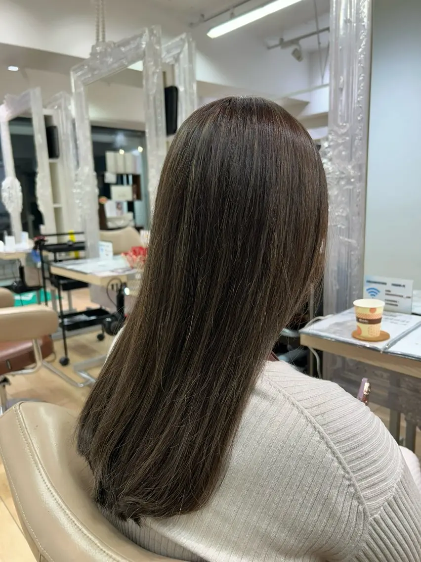 セミロング カラー 渡辺 大輝 メンズパーマのヘアスタイル