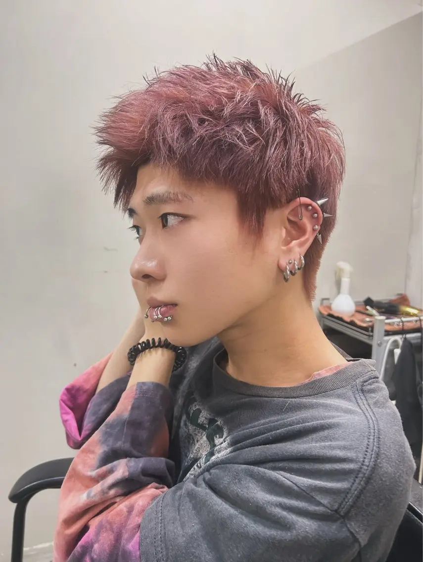 【韓国ヘア】カット+ダブルカラー(ブリーチ)の写真