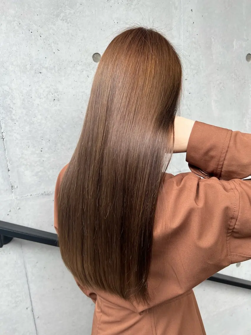 ロング パーマ カット ヘアカラー 美髪矯正🫧艶髪特化 🫧関口太郎のヘアスタイル