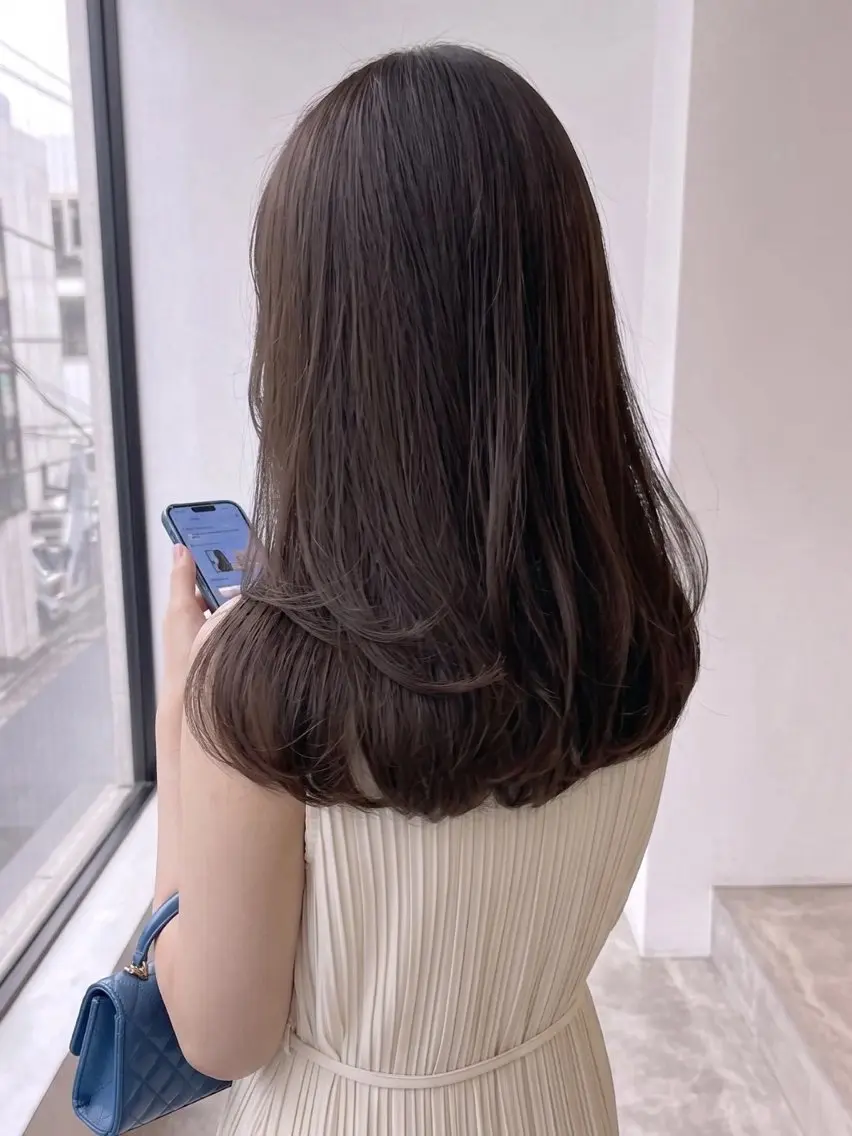 セミロング トリートメント トリートメントモデル 募集中✨️ミク🫧♡のヘアスタイル