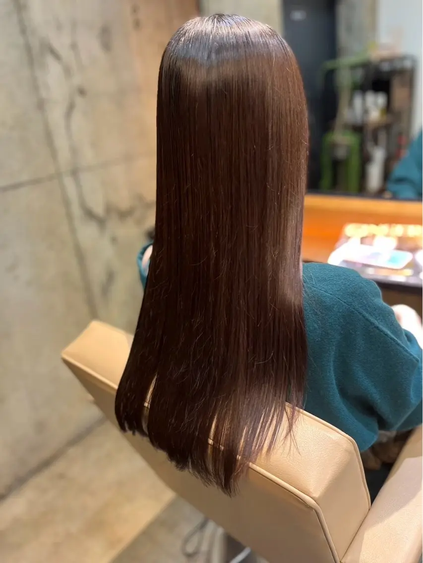 ロング カラー ベージュカラー 透明感カラー 江戸川区reine 舜也のヘアスタイル
